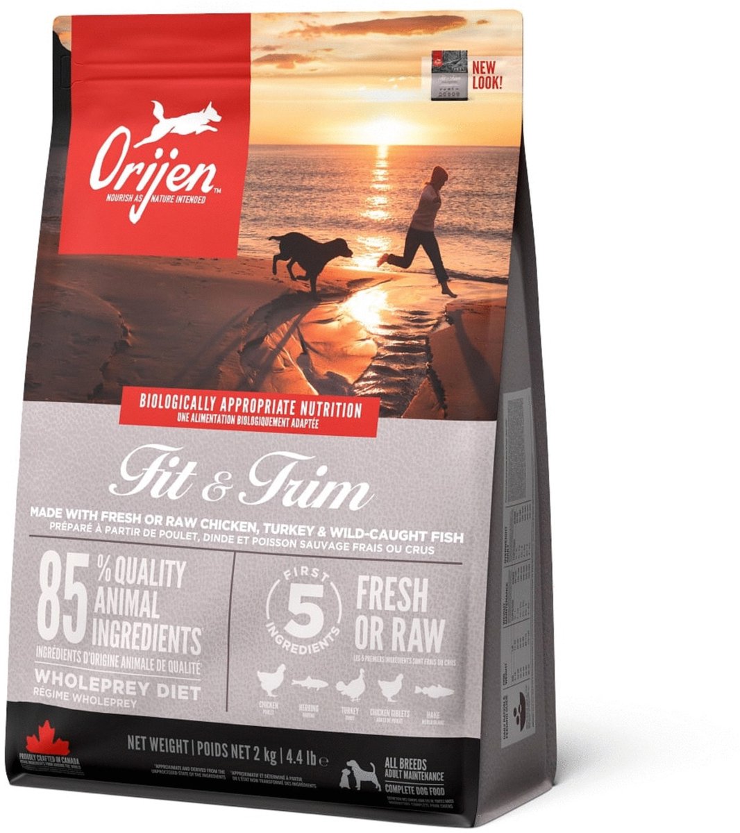 Orijen dog whole prey - fit & trim - hondenvoer - 2 kg